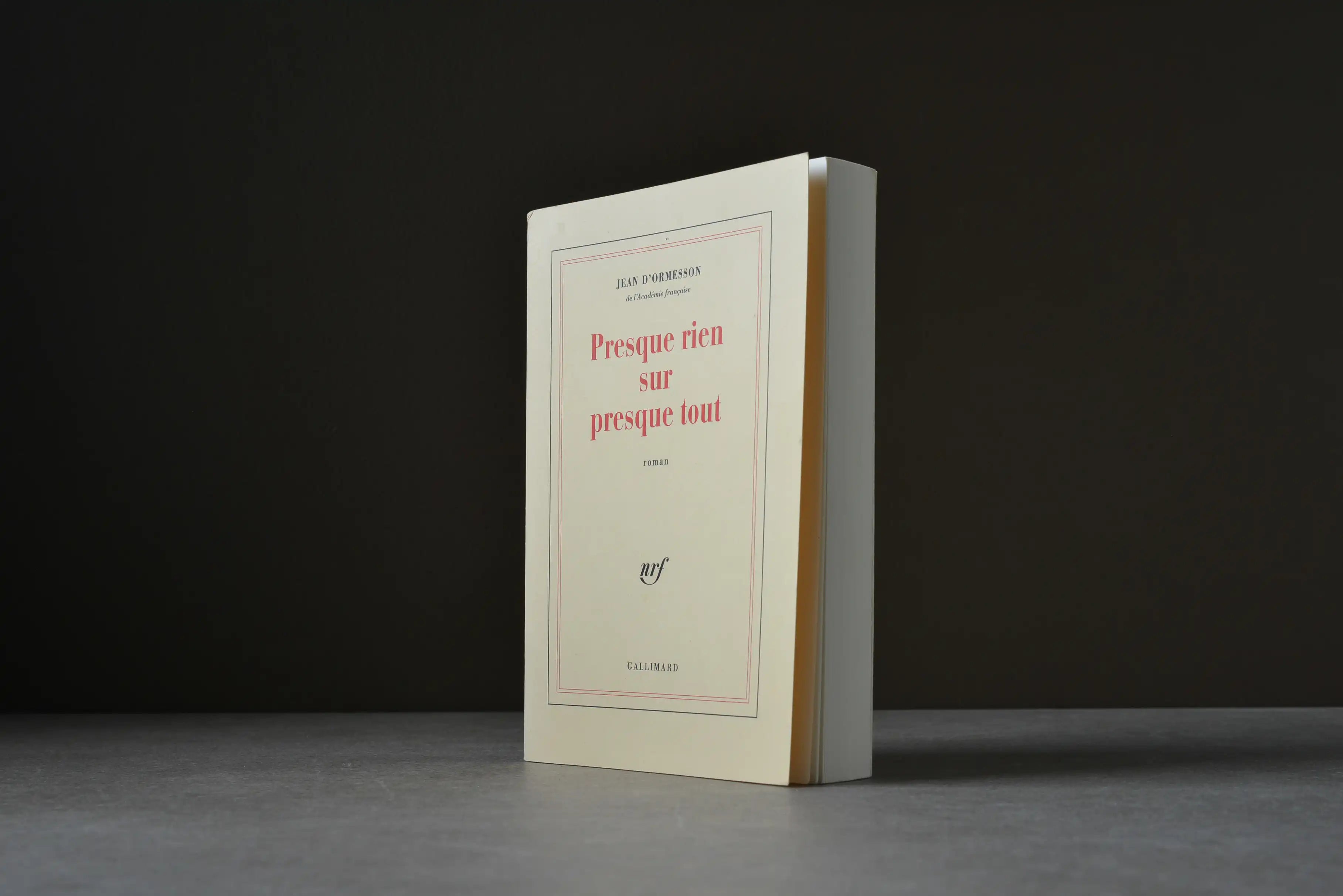 d'Ormesson, Jean - Presque rien sur presque tout - Gallimard - 9782070744398 - Bon -  livre usagé